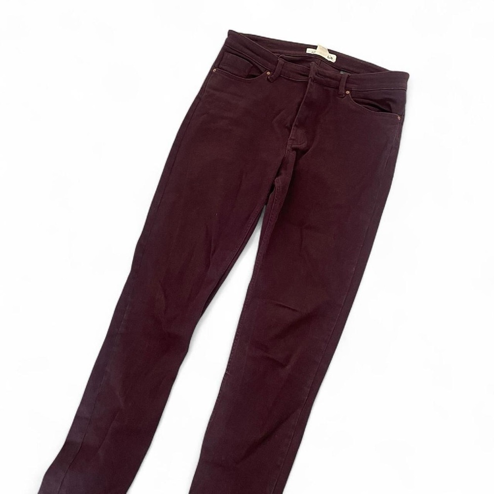 H&M Deep Burgundy Skinny Jeans